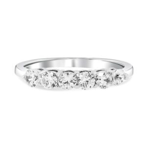 Six of Diamonds Wedding Ring (0.60 carats) 14kt White
