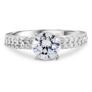 Four of Diamonds Engagement Ring (14kt White Gold)