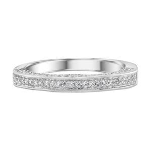 Surrounding Sparkle Wedding Ring (0.48 carats) 14kt White