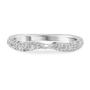 Classic Tapered Wedding Ring (0.48 carats) 14kt White