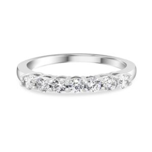 7-Stone Diamond Ring (0.45 carats) 14kt White