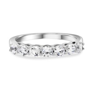 7-Stone Diamond Ring (0.80 carats) 14kt White