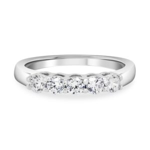 5-Stone Diamond Ring (0.55 carats) 14kt White