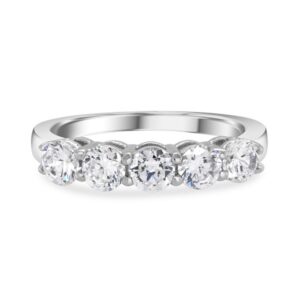 5-Stone Diamond Ring (0.85 carats) 14kt White