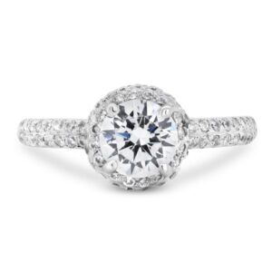 Twice Shining Engagement ring (14kt White)