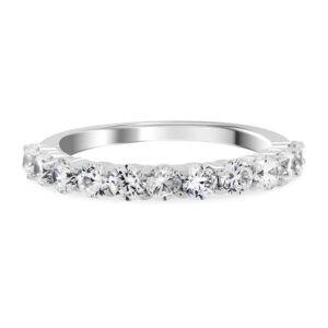 Shared-Prong Diamond Ring (0.90 carats) 14kt White