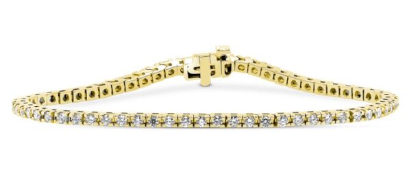 Classic Diamond Tennis Bracelet (2 carats) 14kt Yellow