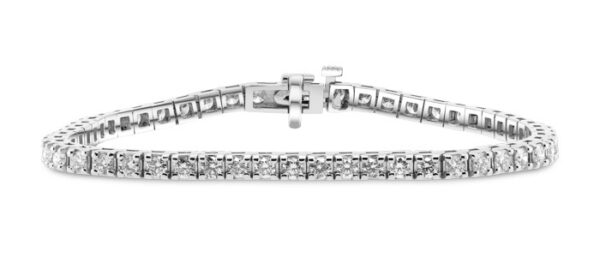 Classic Diamond Tennis Bracelet (4 carats) Platinum