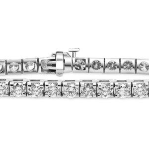 Classic Diamond Tennis Bracelet (8 carats) 14kt White