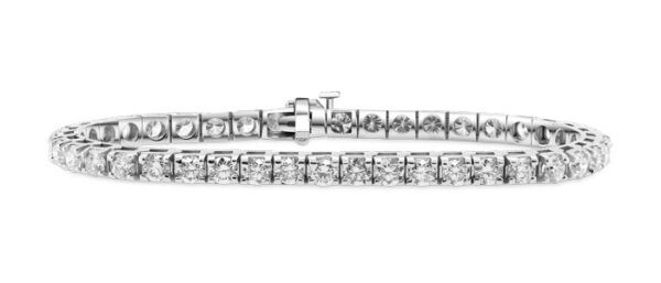 Classic Diamond Tennis Bracelet (8 carats) 14kt White
