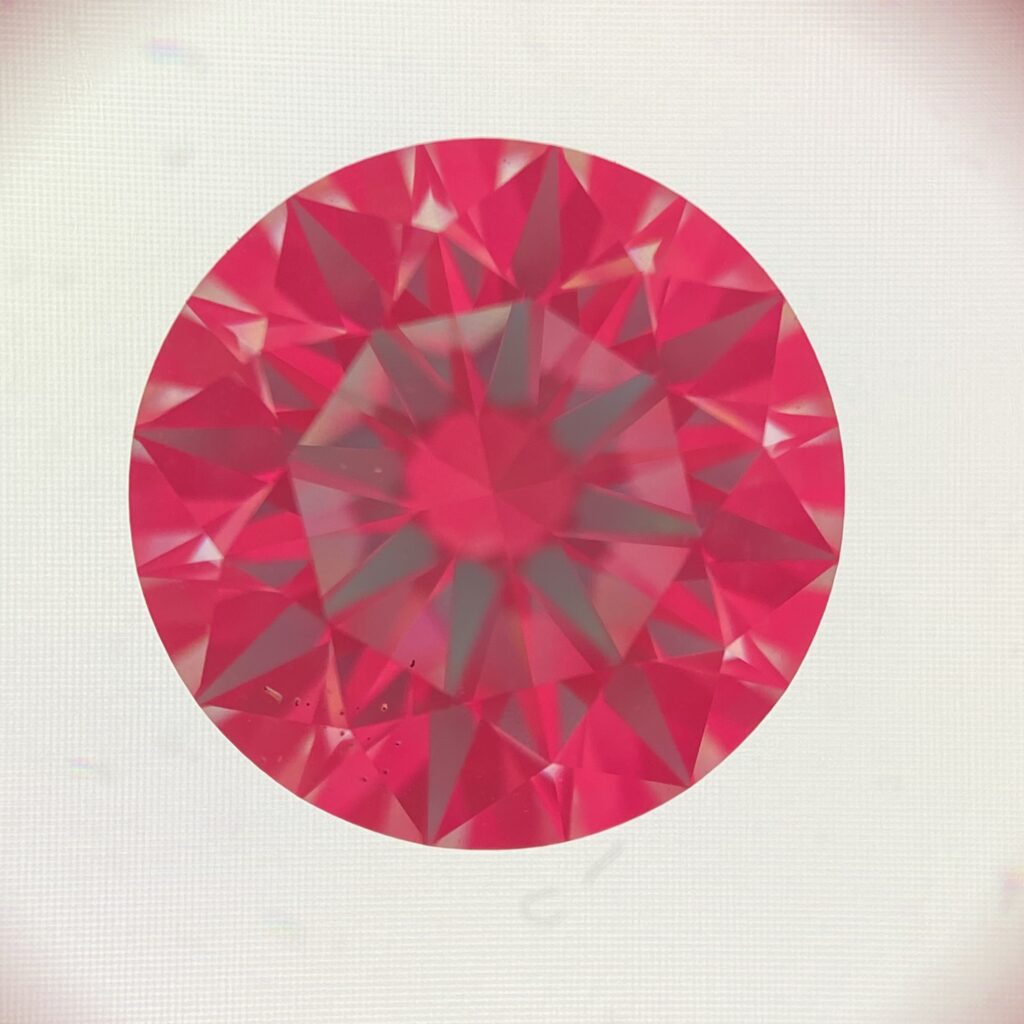 3.01 carat under IDEAL Scope