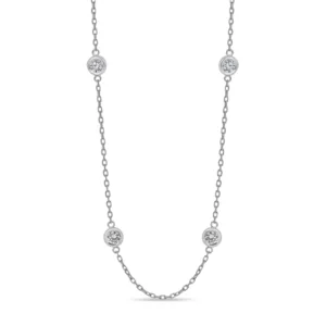 Diamond Station Necklace (1.77 carats)