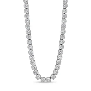 Round-Link Diamond Necklace (15.25 carats)