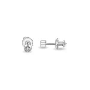 2.50 mm Bezel Studs (0.12 carats)