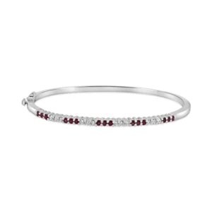 Diamond & Ruby Bangle (1.13 carats)