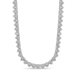 Classic 3-Prong Diamond Necklace (19.50 carats)