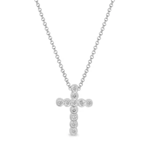 Diamond Cross Pendant (0.36 carats)