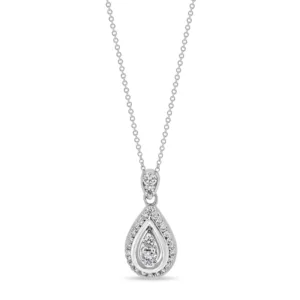 Diamond Teardrop Pendant (0.63 carats)