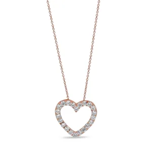 Heart of Gold Diamond Pendant (1.10 carats)