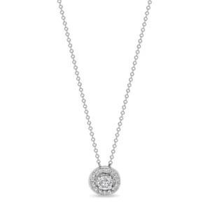 Classic Halo Pendant (0.40 carats)