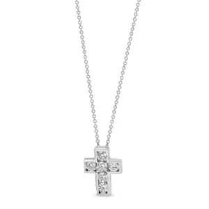 Channel Cross Pendant (0.75 carats)