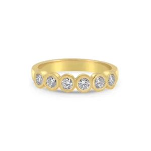 6-Stone Bezel Band (0.50 carats)