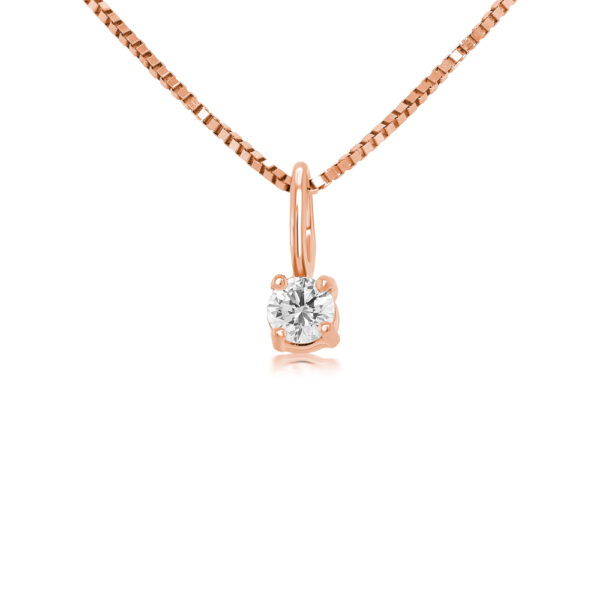 Classic Solitaire Pendant (Lab-Grown) - Image 3
