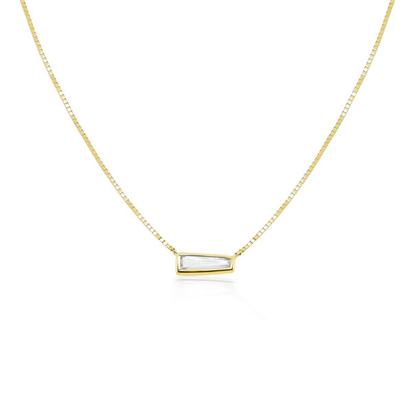 Tapered Baguette Necklace (0.25 carats) - Image 2
