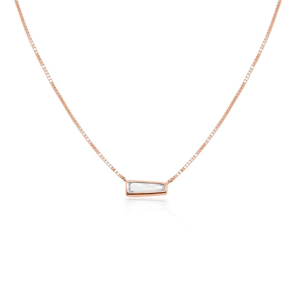 Tapered Baguette Necklace (0.25 carats) - Image 3