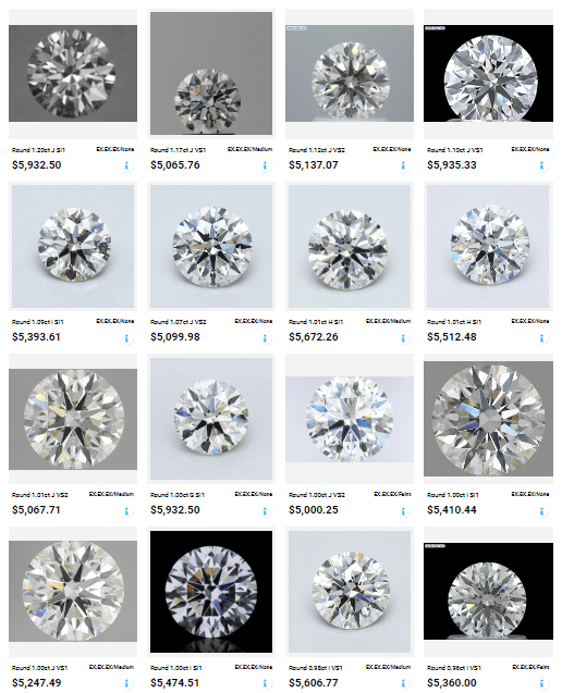 16 Round Diamond search results
