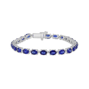 Royal Sapphire Tennis Bracelet (17.50 carats)