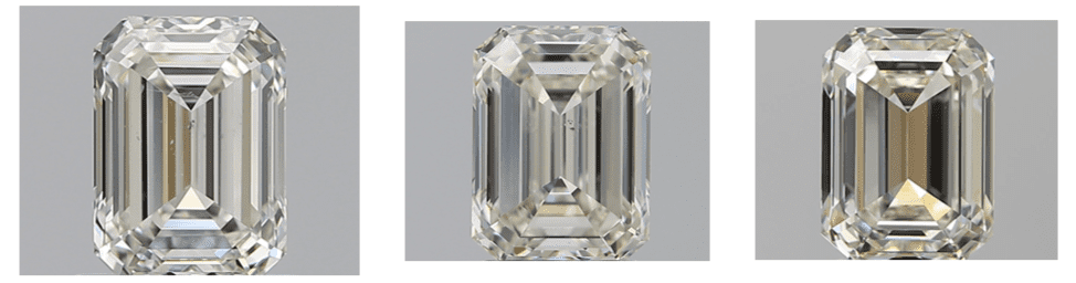 Make sure your diamond's color grade corresponds to its size