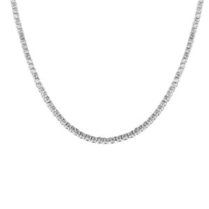 Classic 4-Prong Diamond Necklace (5.70 carats)