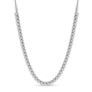 Adjustable Round-Link Diamond Necklace (3.00 carats)