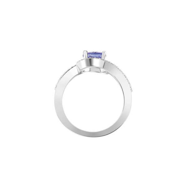 Royal Tanzanite Ring (1.29 carats total) - Image 2