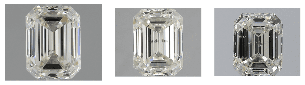 Make sure your diamond's clarity grade corresponds to its size