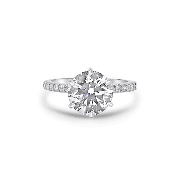 Round-Brilliant Diamond Engagement ring Example