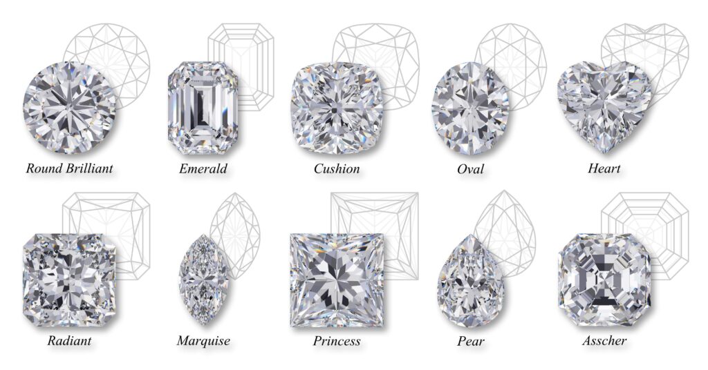 Brilliant-Cut Diamonds don't need as high a Color Grade as Step-Cut Diamonds to look "white".