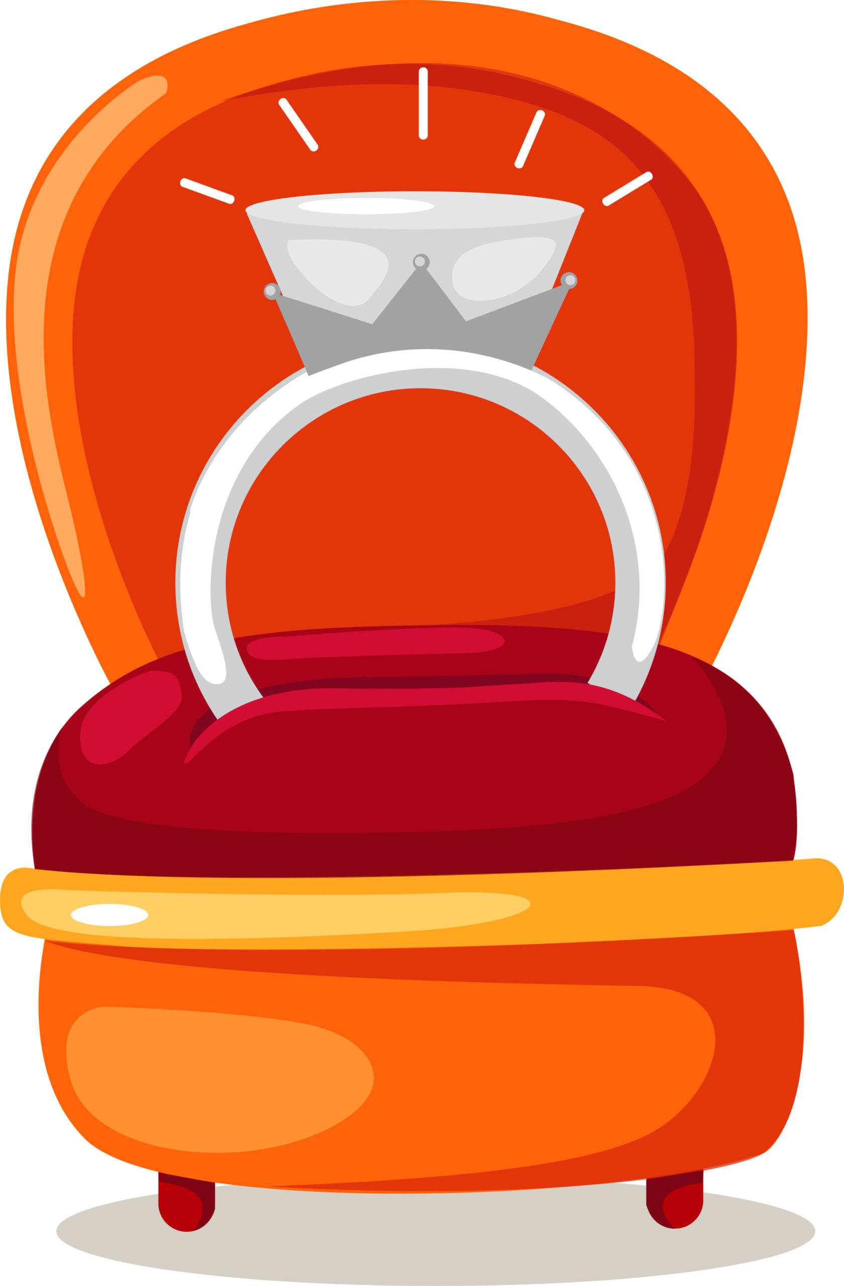 14kt White Gold cartoon Engagement Ring