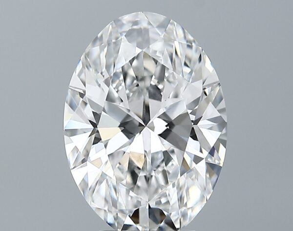 3.81 carat GIA Graded Lab-Grown Oval Diamond
