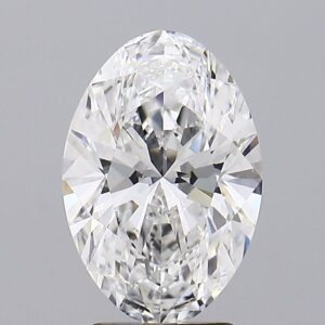 2.90 carat IGI Graded Lab-Grown Oval Diamond