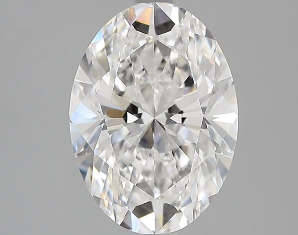 2.52 carat IGI Graded Lab-Grown Oval Diamond