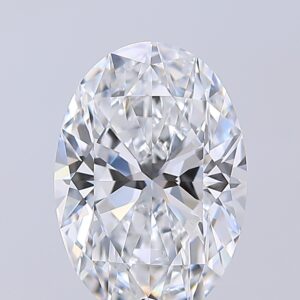 3.16 carat IGI Graded Lab-Grown Oval Diamond