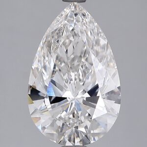 2.58 carat IGI Graded Lab-Grown Pear Diamond