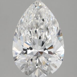 2.74 carat IGI Graded Lab-Grown Pear Diamond