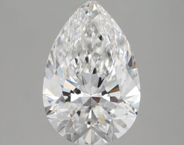 2.74 carat IGI Graded Lab-Grown Pear Diamond