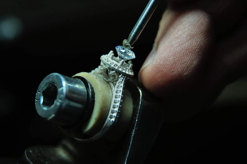 getting an engagement ring made by our in-house experts