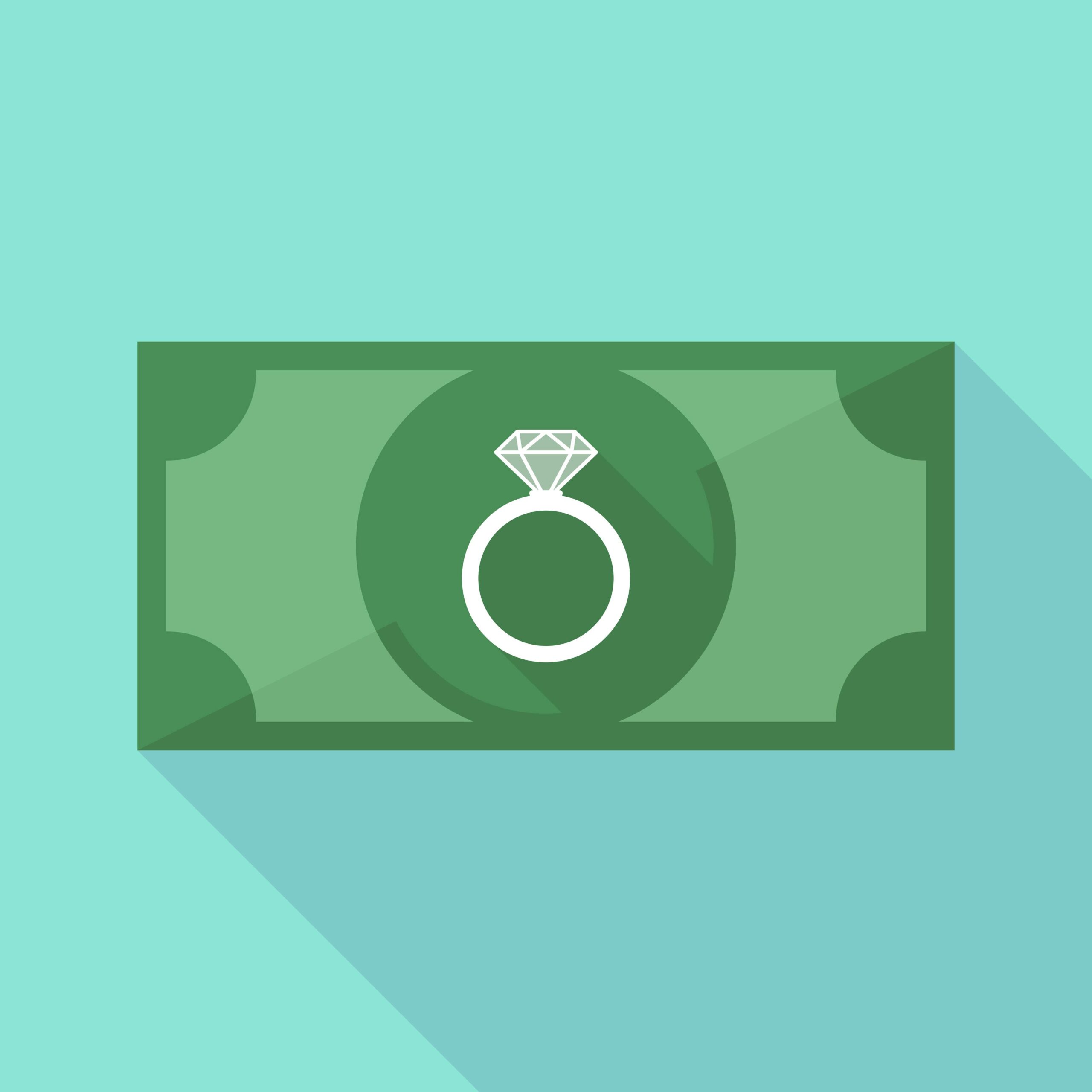 Engagement Ring with Dollar Sign. A $5,000 budget is more than enough to create a gorgeous ring.