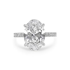Forever and More Engagement Ring Setting (0.67 carats) front view