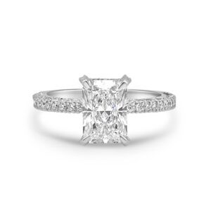 The Firework Engagement Ring Setting (1.10 carats) front view